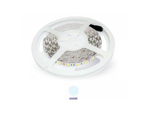 0613310738756 - V-tac - led streifen spule 5M smd 5050 300 led streifen IP20 kaltweiss 6000K