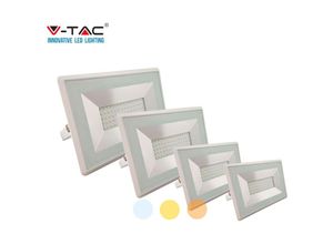 0613310739159 - Vtac - v-tac led lighthouse smd 10W 20W 30W 50W 100W ultra slim IP65 WHITE-20W Warm