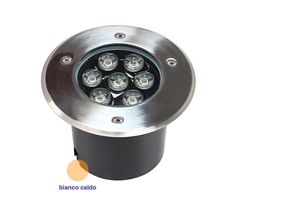 0613310740957 - Housecurity - eingelassener led-aussenstrahler IP65 7 powerled 7W warmes licht