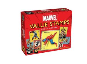 0614234353346 - Marvel Value Stamps 2024 Day-To-Day Calendar