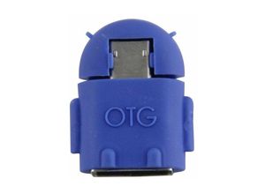 0614405240536 - Northix - OTG-Adapter - USB-zu-MicroUSB-Adapter - Blau