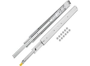 0617201545379 - Vevor - Schubladenschienen 1219 mm Auszugsschienen 48 Zoll Vollauszug Schienen für Schubladen Doppel Kugelgelagert Schubladen Schienensystem