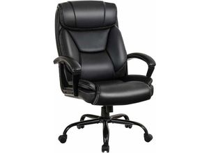 0617748444777 - Chaise de Bureau Pivotante Fauteuil de Bureau Ergonomique Réglable en Hauteur par Levier de Levage