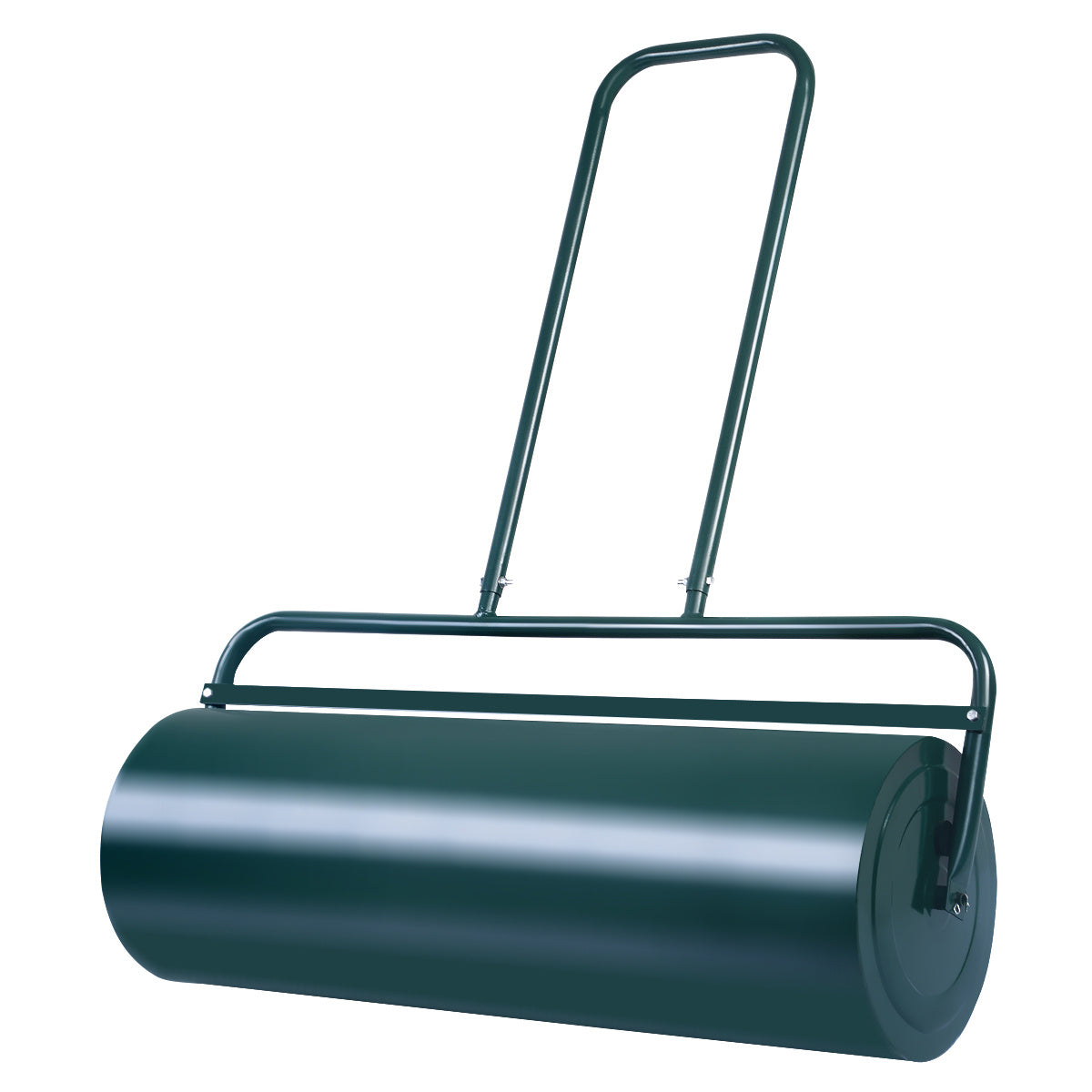 0617748485329 - Lawn Roller 90 cm Hand Roller 63L Garden Roller met zware drumrolgroen groen