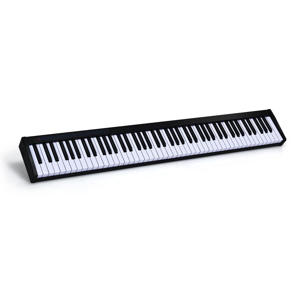 0617748489518 - Costway Digital Piano Keyboard 88 Tasten Tragbares Elektronisches Musikinstrument Klavier Kinderklavier Schwarz für Kinder