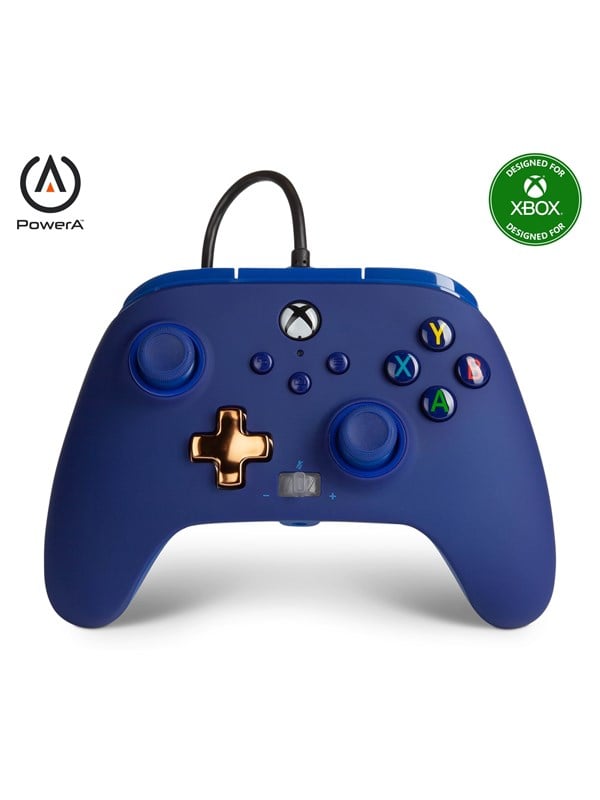 0617885025037 - Enhanced Wired Controller for Xbox Series X|S - Midnight Blue - Controller - Microsoft Xbox One X