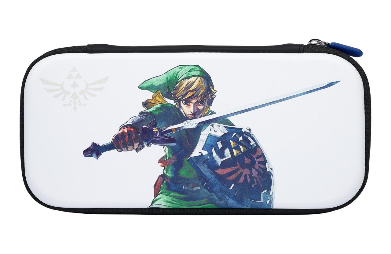 0617885028663 - Slim Case for Nintendo Switch - OLED Model Nintendo Switch or Nintendo Switch Lite - Master Sword Defense - Bag - Nintendo Switch