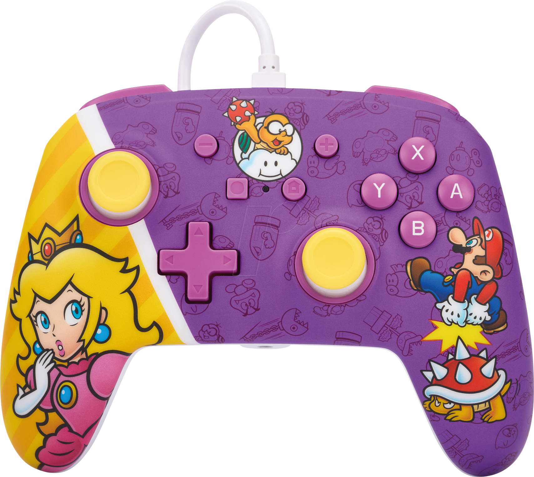 0617885039416 - Verbesserter kabelgebundener Controller für Nintendo Switch - Princess Peach Battle - Accessories for game console - Nintendo Switch