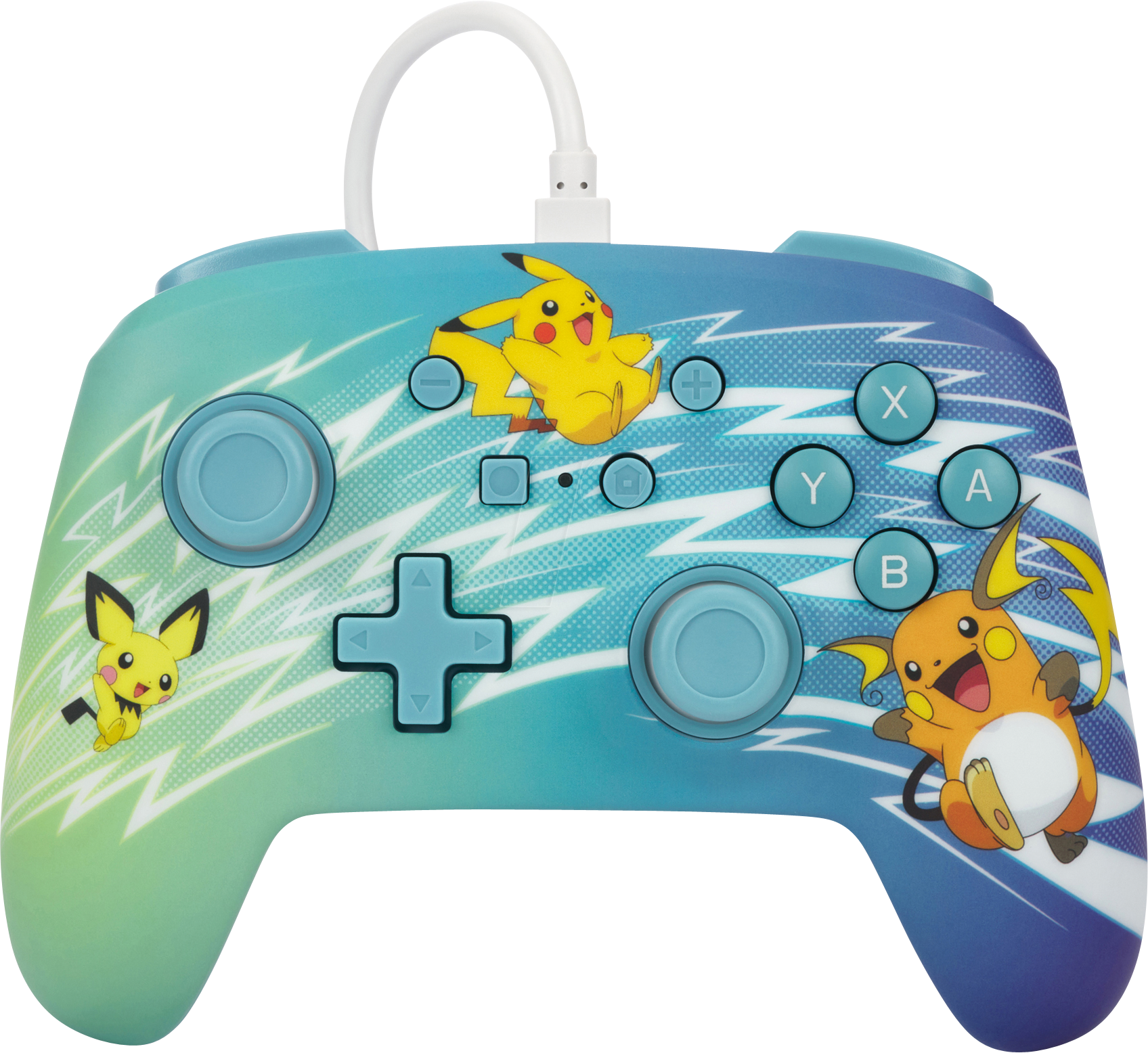 0617885064814 - Verbesserter kabelgebundener Controller für Nintendo Switch - Pikachu-Evolution - Accessories for game console - Nintendo Switch