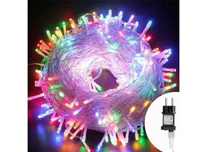 0618202060465 - LED Lichterkette 24V 10m wasserdicht Outdoor Dekoration für Garten Terrasse Hochzeit und Weihnachtsfeier - Mehrfarbig - Mehrfarbig