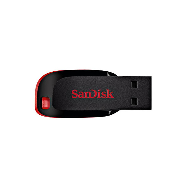 0619659069193 - SanDisk Cruzer Blade - USB-Flash-Laufwerk - 32 GB - USB 20 - Rot elegant schwarz