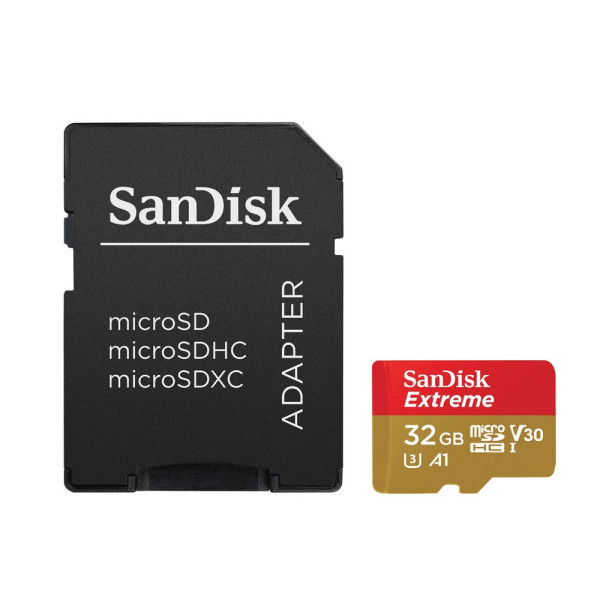 0619659155827 - Speicherkarte Extreme SDSQXAF-032G-GN6MA Micro-SDHC mit SD-Adapter Class 10 bis 100 MB s 32 GB 0619659155827 Sandisk