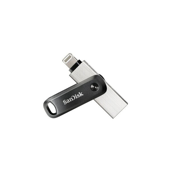 0619659169411 - SanDisk iXpand™ Flash Drive Go USB-Zusatzspeicher Smartphone Tablet Schwarz Silber 128 GB USB 32 Gen 1 (USB 30) Apple Lightning