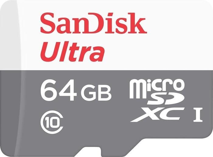 0619659185060 - SanDisk Ultra - Flash-Speicherkarte (microSDHC SD-Adapter inbegriffen) - 64 GB - Class 10 - microSDXC UHS-I