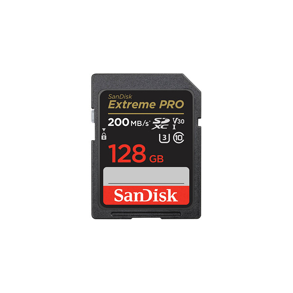 0619659188634 - SanDisk Extreme Pro - Flash-Speicherkarte - 128 GB - Video Class V30   UHS-I U3   Class10 - SDXC UHS-I