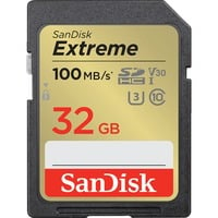 0619659188924 - SanDisk Extreme - Flash-Speicherkarte - 32 GB - Video Class V30   UHS-I U3   Class10 - SDHC UHS-I