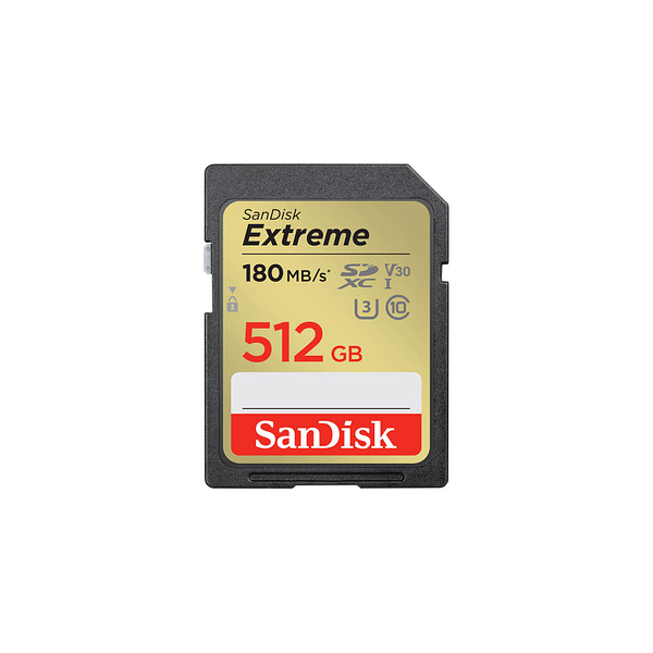 0619659199265 - SanDisk Extreme - Flash-Speicherkarte - 512 GB - Video Class V30   UHS-I U3   Class10 - microSDXC UHS-I