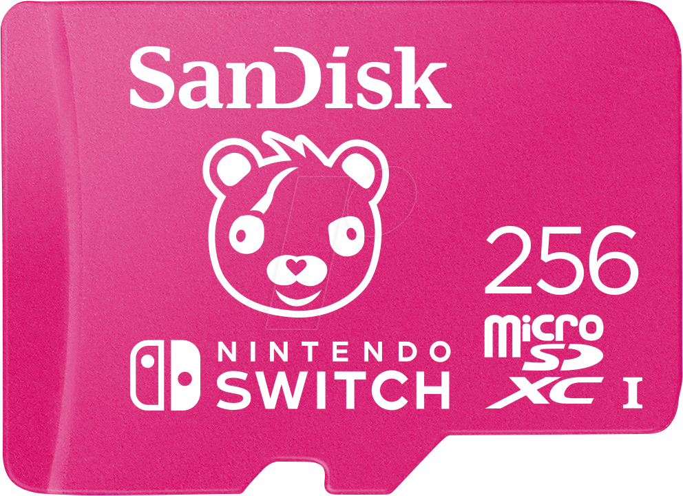 0619659199777 - SanDisk microSDXC Extr 256GB (A1 V30 U3 C10 R100 W90) Fortnite Cuddle Team Leader microSDXC-Karte 256 GB A1 Application Performance Class v30 Video Speed