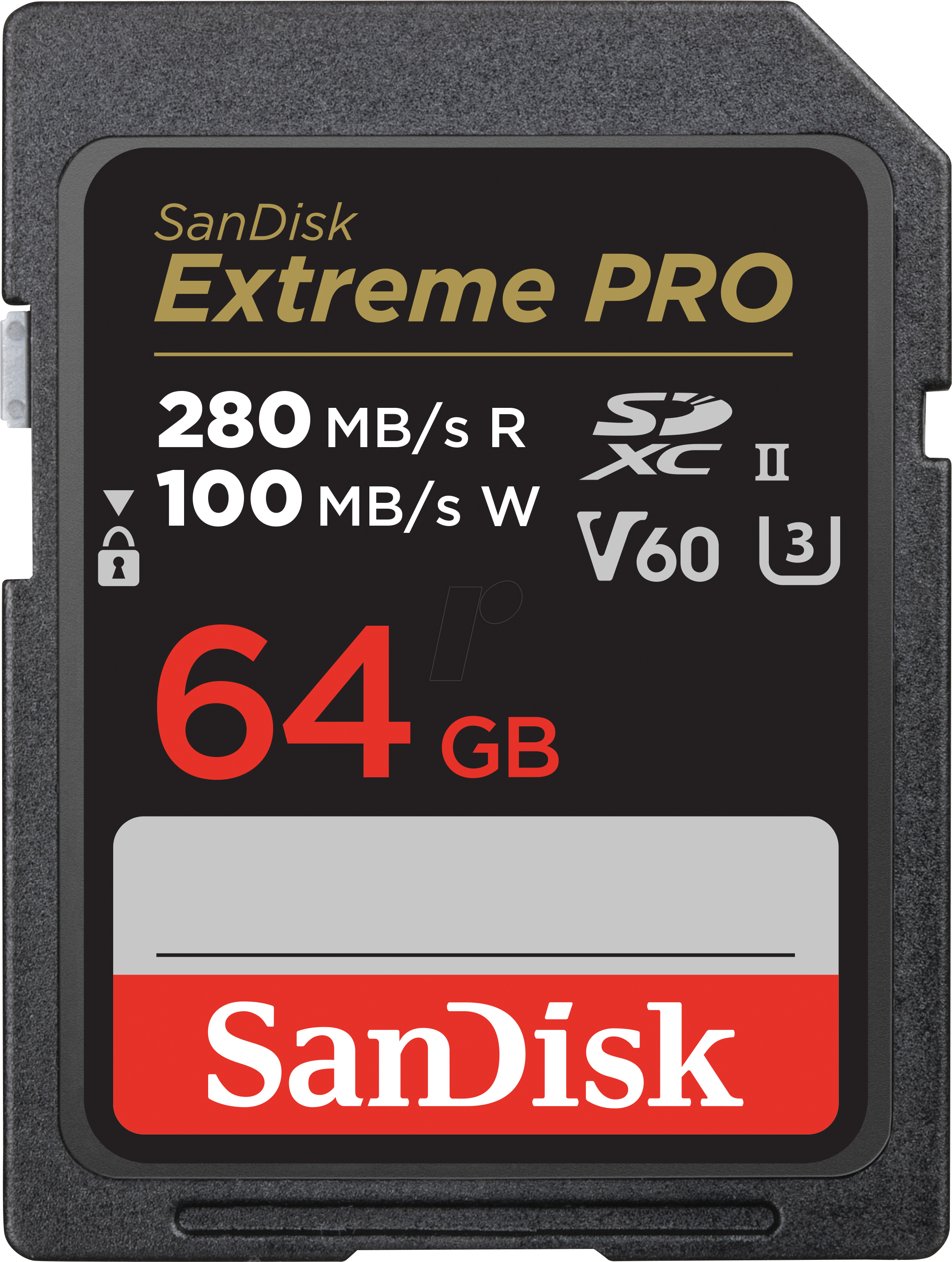 0619659202125 - SanDisk Extreme Pro - Flash-Speicherkarte - 64 GB - Video Class V60   UHS-II U3   Class10 - microSDXC UHS-II