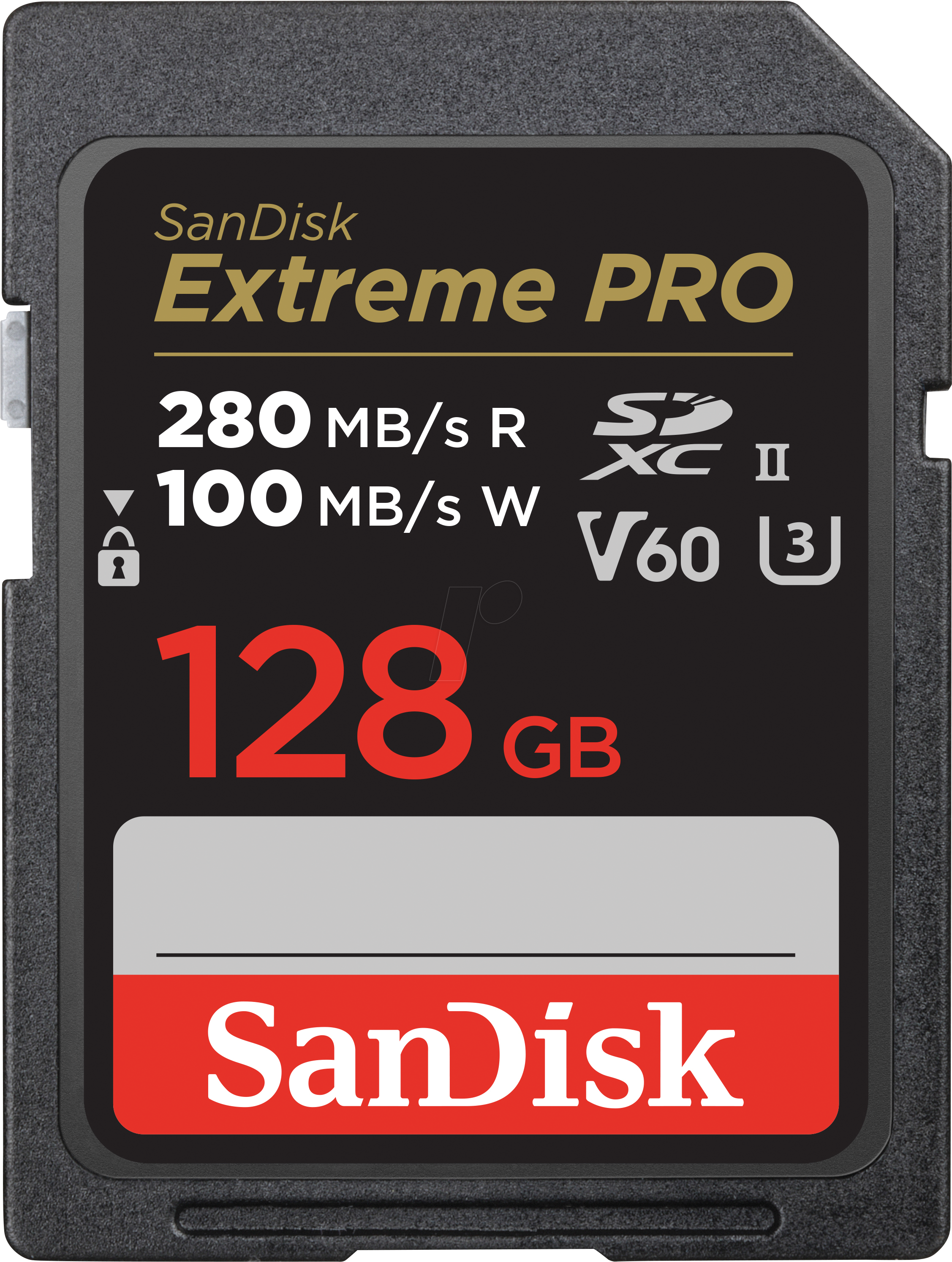 0619659202132 - SanDisk Extreme Pro - Flash-Speicherkarte - 128 GB - Video Class V60   UHS-II U3   Class10 - microSDXC UHS-II