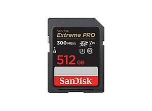 0619659202217 - SanDisk Extreme Pro - Flash-Speicherkarte - 512 GB - Video Class V90   UHS-II U3   Class10 - 1733x 2000x - SDXC UHS-II