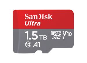 0619659208035 - SANDISK Speicherkarte microSDXC Ultra 15TB Adapter Mobile Speicherkarten Gr 1500 GB grau