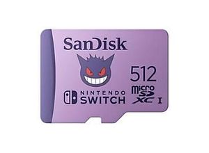 0619659211530 - SanDisk Nintendo Switch Pokémon - Flash-Speicherkarte - 512 GB - Video Class V30   UHS-I U3 - microSDXC UHS-I