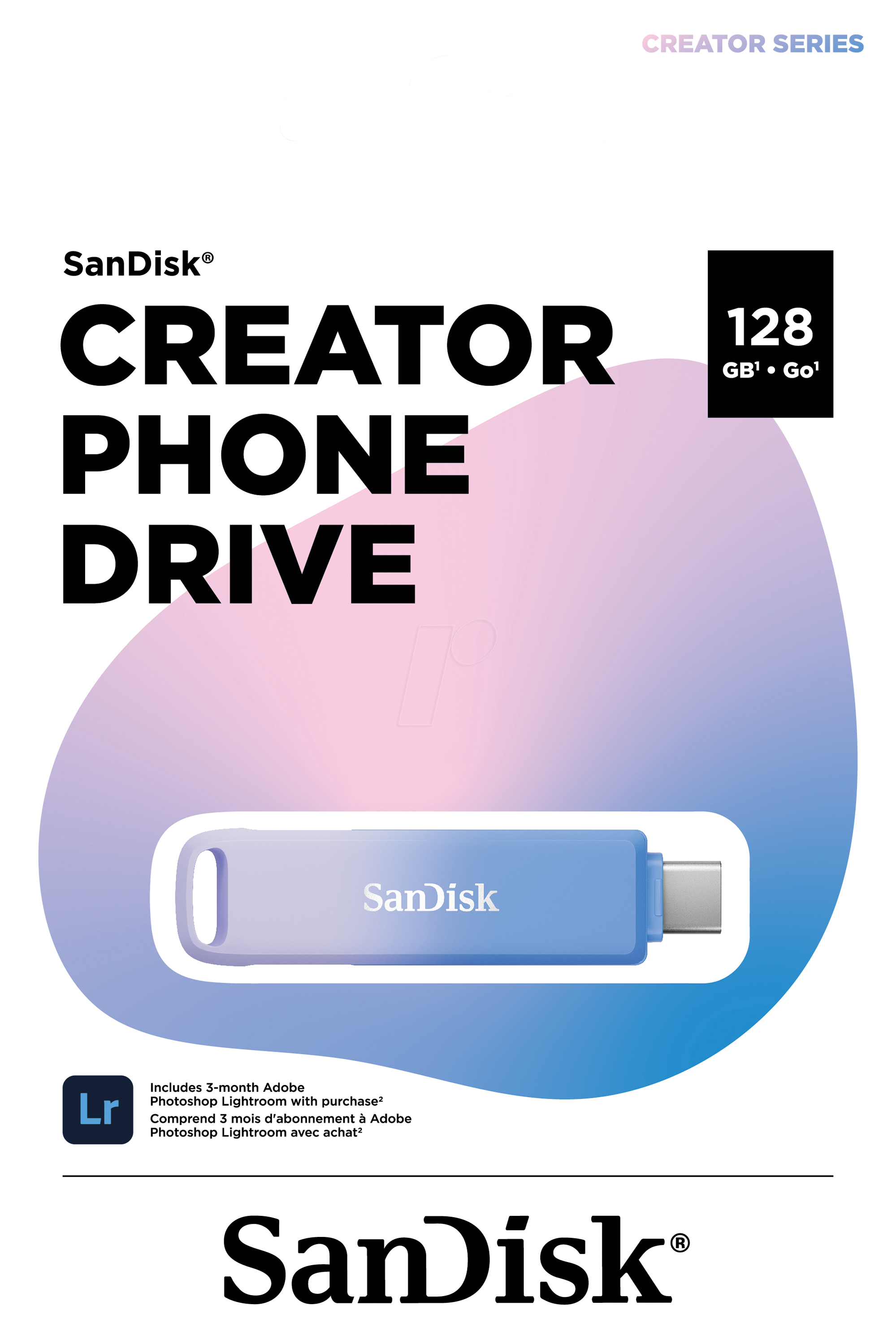 0619659213862 - SDIXD0N128GGN6TP - USB-Stick USB 32 Gen1 128 GB Creator  USB-C Lightning
