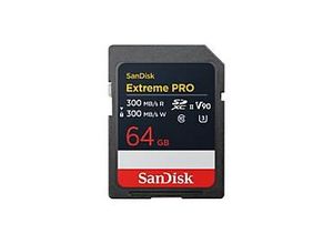 0619659215965 - SanDisk Extreme Pro - Flash-Speicherkarte - 64 GB - Video Class V90 UHS-II U3 Class10 - SDXC UHS-II 0619659215965 - SanDisk Extreme Pro - Flash-Speicherkarte - 64 GB - Video Class V90 UHS-II U3 Class10 - SDXC UHS-II