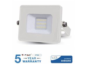 0619660095327 - V-tac - LED-Strahler smd samsung 10W 20W 30W 50W 100W 150W slim outdoor IP65-10W Warm