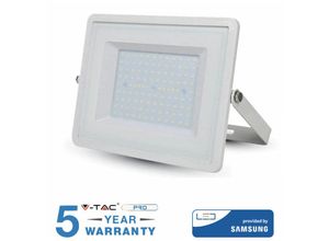 0619660095457 - V-tac - LED-Strahler smd samsung 10W 20W 30W 50W 100W 150W slim outdoor IP65-100Watt-Natürlich