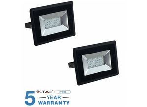 0619660096638 - Vtac - 2 smd led leuchten v-tac 20W watt schlanke aussenleuchten IP65-WARM