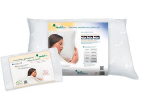 0620246052351 - Wasserkissen MEDIFLOW Kombipack - Original + Luxus-Schonbezug 50x70 cm Funktionskissen Gr B L 50 cm x 70 cm weiß Weitere Kopfkissen