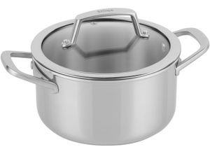 0622356295024 - Kochtopf NINJA EverClad Suppentopf aus Edelstahl C902DE silber (edelstahlfarben) H152cm Ø18cm Töpfe Entwickelt für den Einsatz unter schwierigsten Kochbedingungen