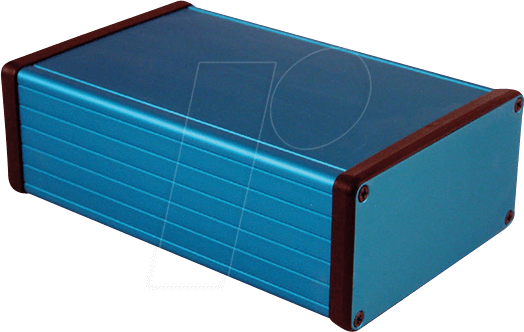 0623980102139 - Electronics 1455N1601BU Universal-Gehäuse 160 x 103 x 53 Aluminium Blau 1 St