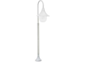 0626381320706 - Garten-Pollerleuchte E27 120 cm Aluminium Weiß VD28417 - Hommoo