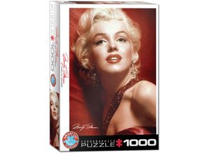 0628136608121 - Puzzle 1000 - Marilyn Monroe Portrait in Rot (Puzzle)