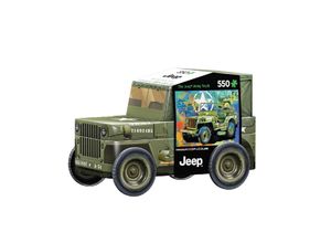 0628136655989 - Armee Jeep Puzzledose 550 Teile