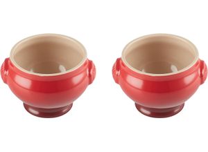 0630870045391 - LE CREUSET® Suppenterrine Steinzeug 2er-Set 600 ml rot