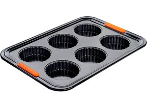 0630870204101 - LE CREUSET® Backform 6 Mini-Tartes schwarz