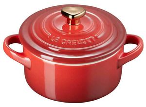 0630870296793 - LE CREUSET Mini-Cocotte krischrot 10 cm HEART COLLECTION