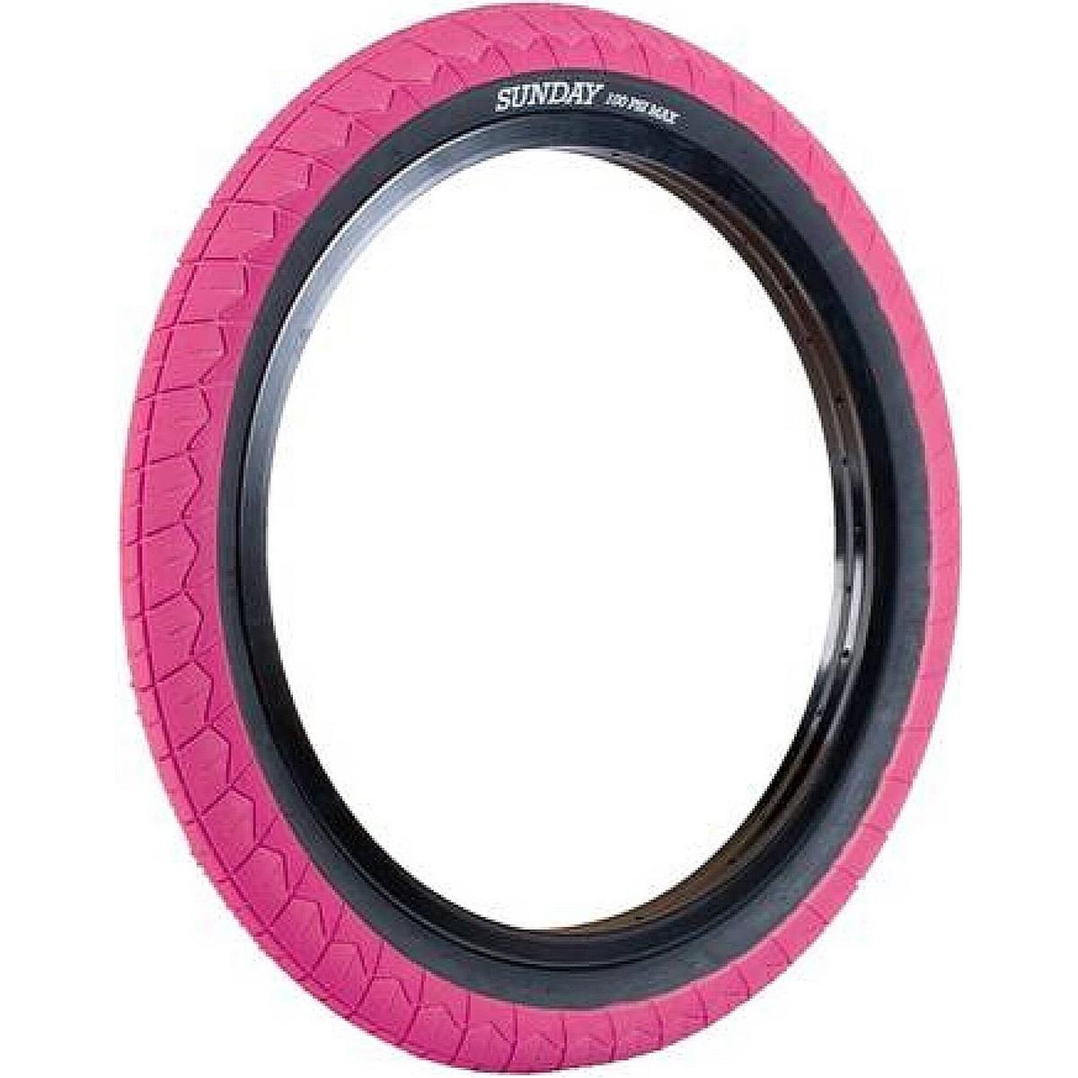 0630950916771 - Current V2 20x240 Rosa mit schwarzem Streifen für BMX doppellagig