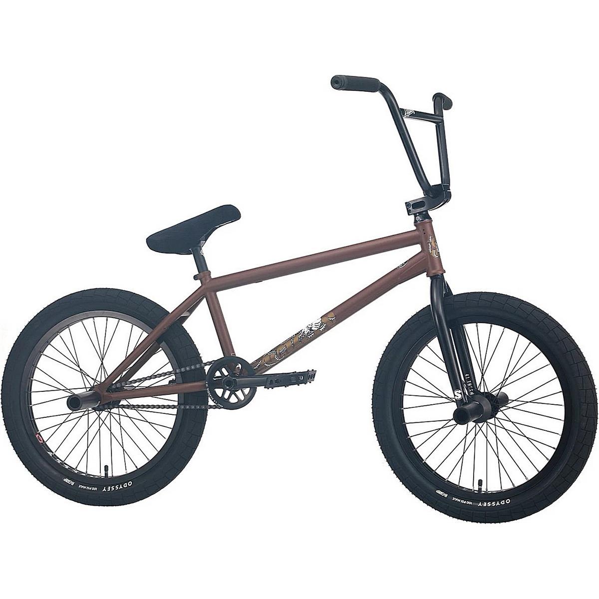 0630950929030 - BMX Fahrrad Darkwave 2125 Matt Dunkelbraun 100% Chromrahmen