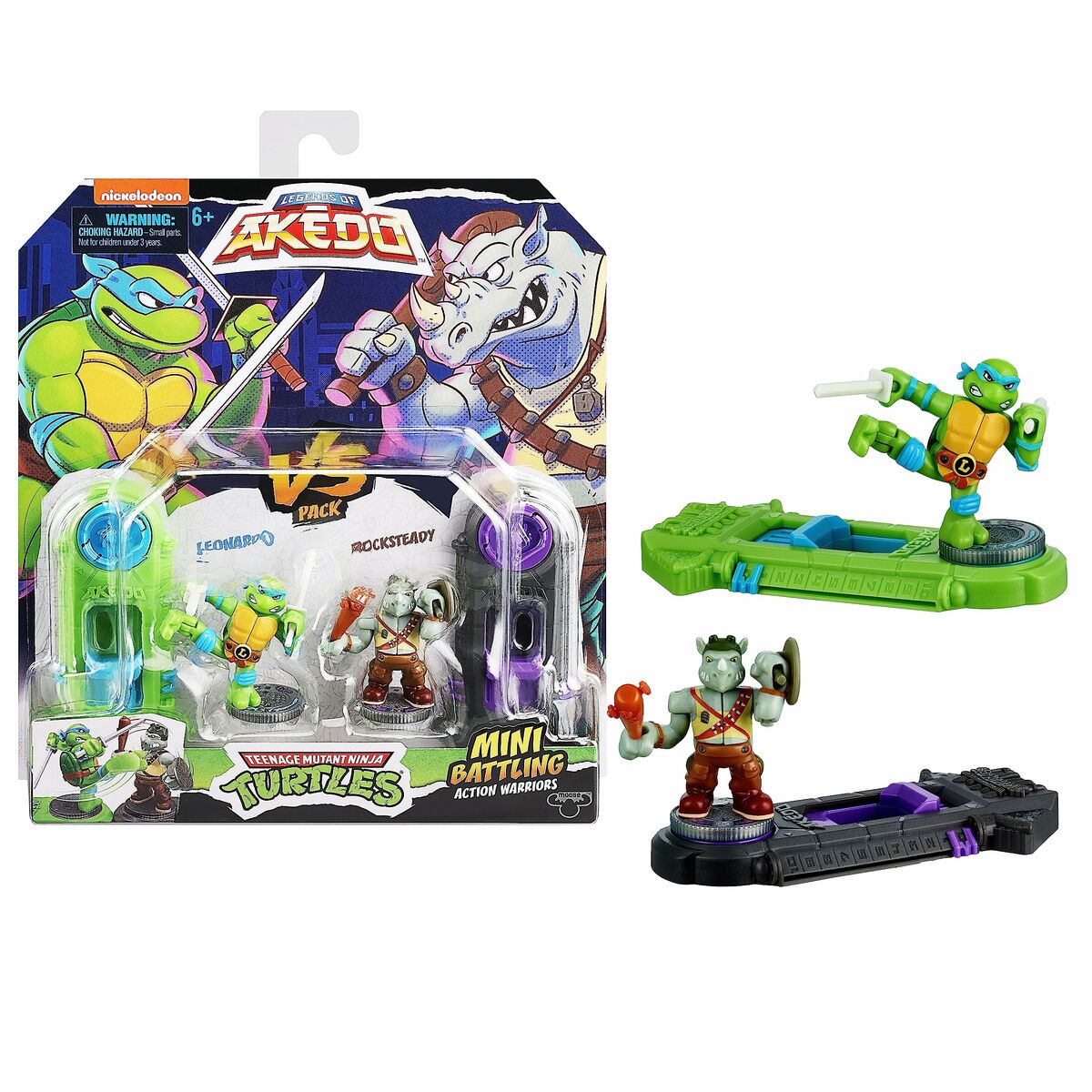 0630996152447 - Kampffiguren Legends of Akedo Leonardo vs Rocksteady 0630996152447 - Kampffiguren Legends of Akedo Leonardo vs Rocksteady