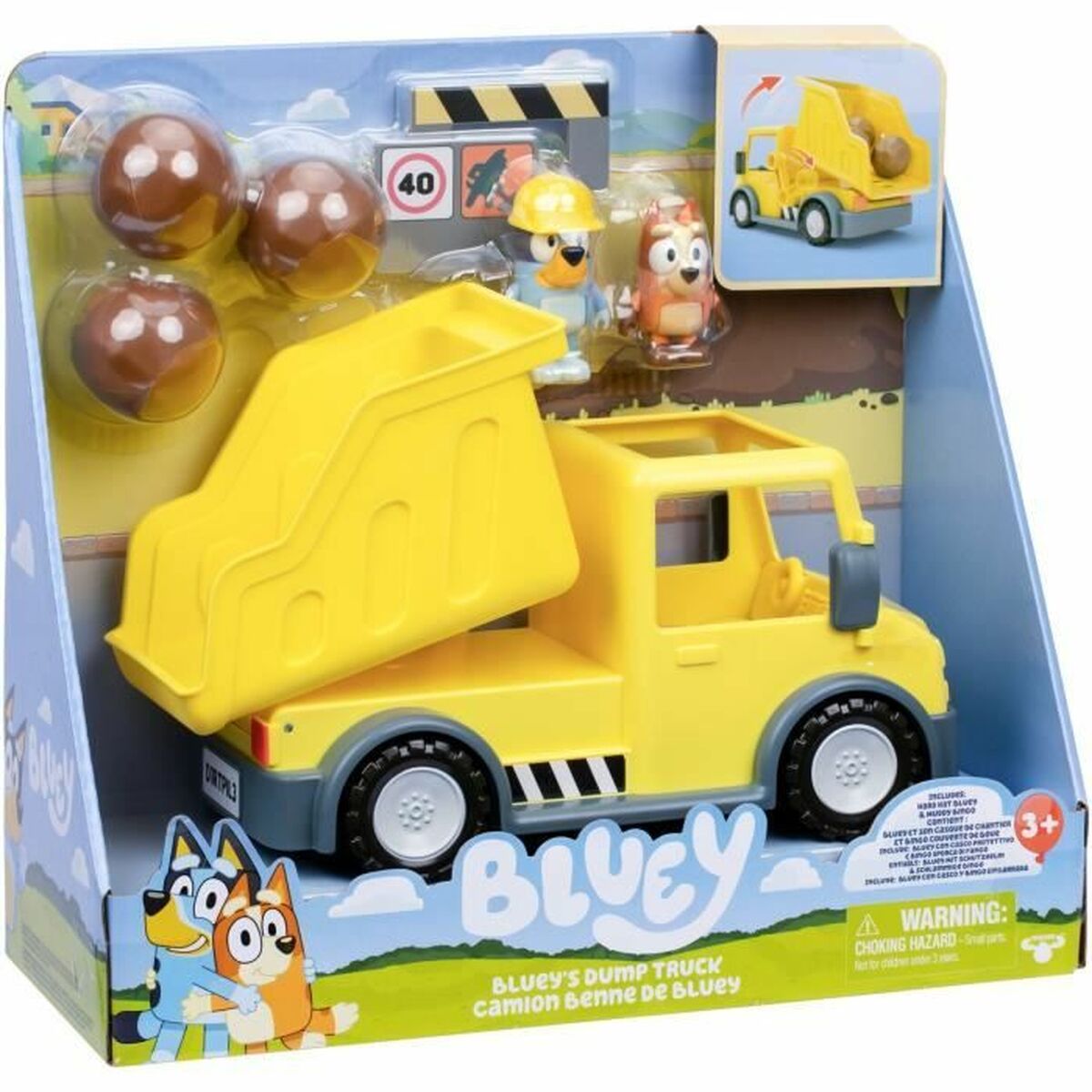 0630996176733 - s Dump Truck with Exclusive Hard-Hat and Muddy Bingo Figures