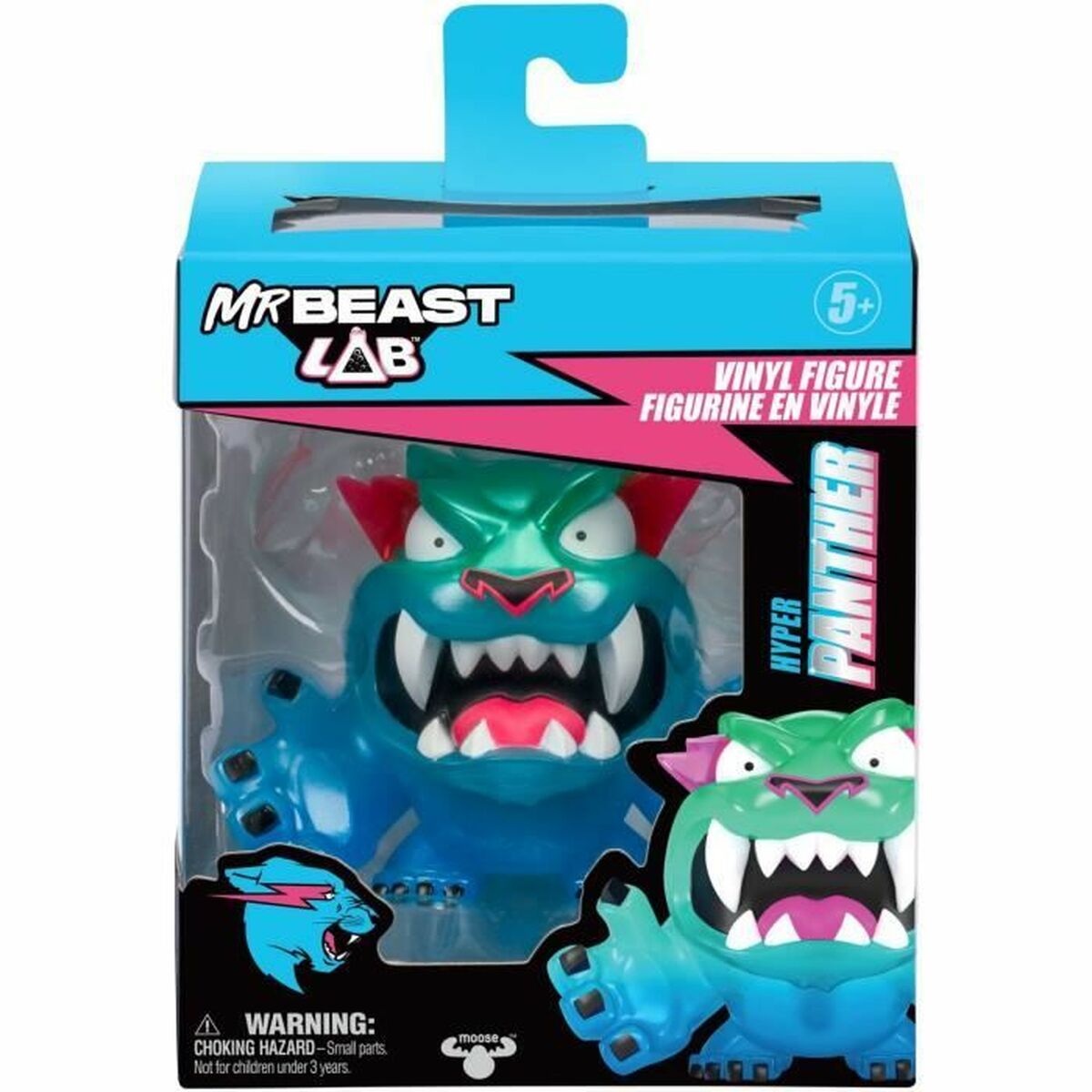 0630996247310 - MrBeast Lab Vinyl-Figuren - Hyper Panther Spielfigur