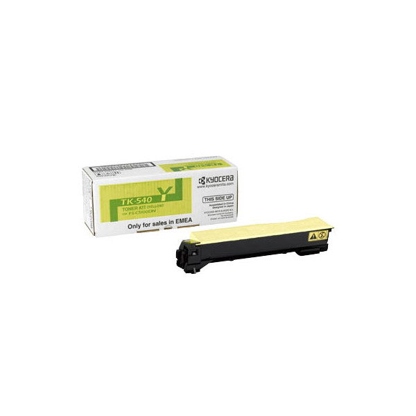 0632983010488 - Original TK-540Y Toner gelb 4000 Seiten (1T02HLAEU0) für FS-C5100DN