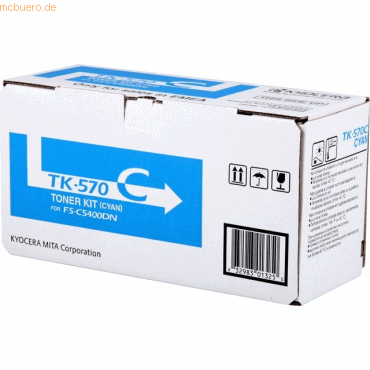 0632983013250 - TK 570C - Cyan - original - Tonerpatrone - für ECOSYS P7035cdn P7035cdn KL3  FS-C5400DN