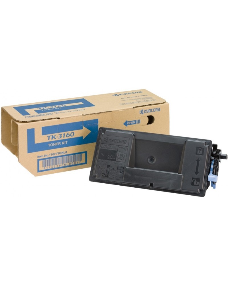 0632983042588 - Original TK-3160 Toner schwarz 12500 Seiten (1T02T90NL0) für ECOSYS P3045dn