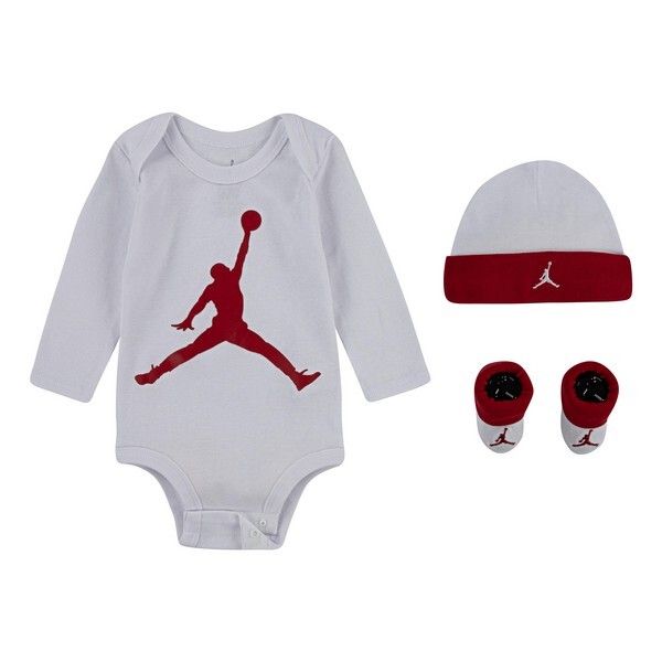 0633731081958 - Set aus Strampelanzug + Mütze + Babys chuhe für Jungen Jordan